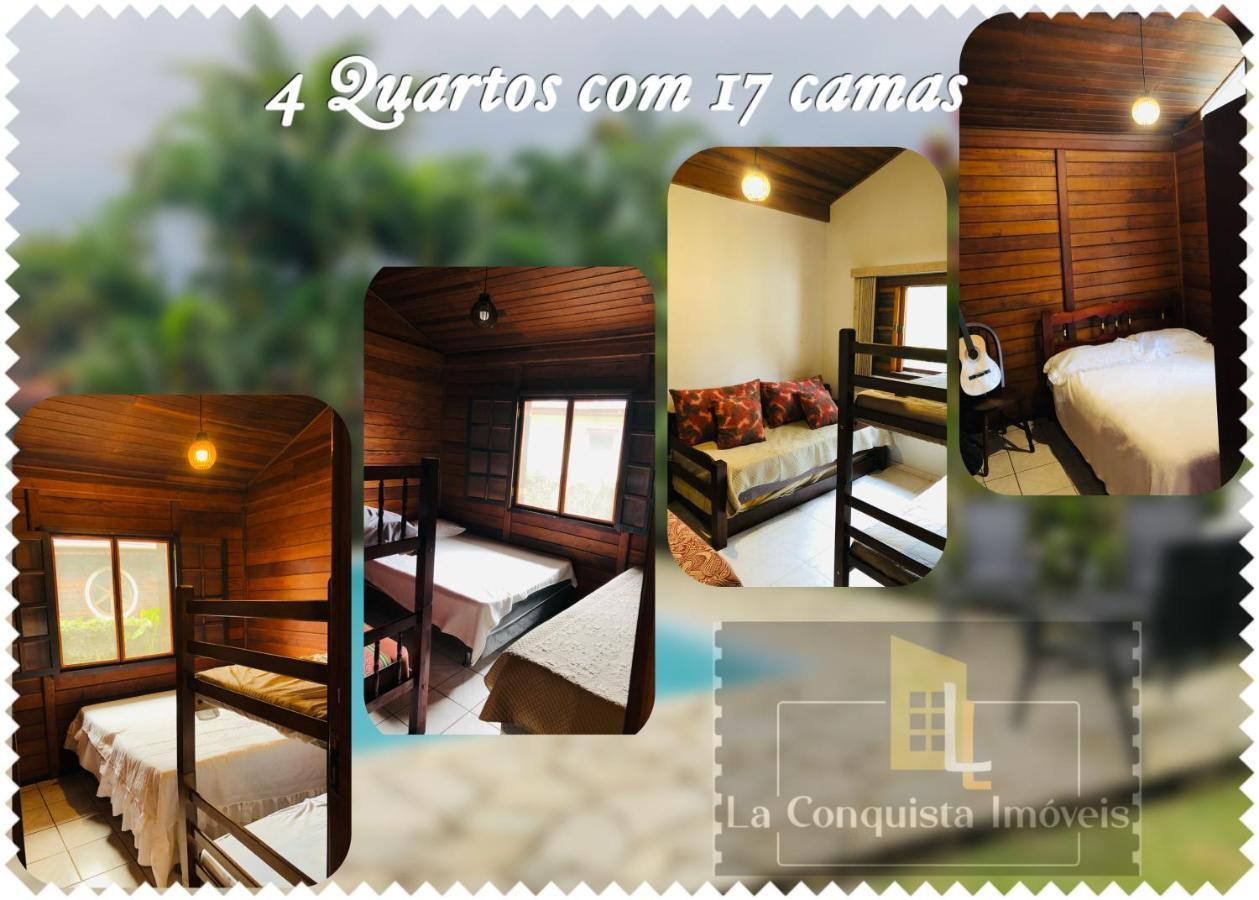 Casa De Praia Estilosa Com Piscina No Condominio-Litoral Norte เบอร์ทีโอกา ภายนอก รูปภาพ